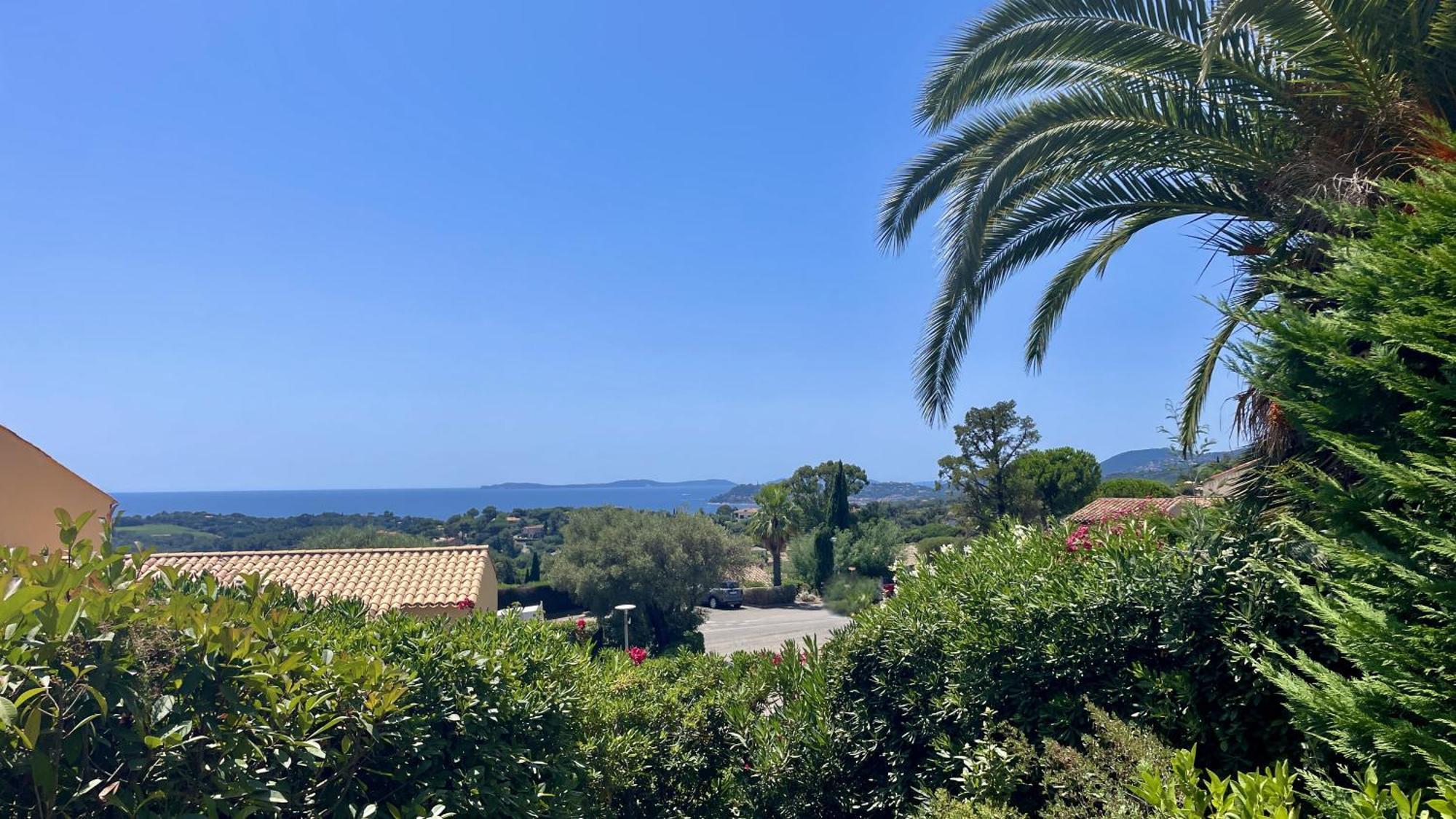 Appartement Rdc Terrasse Vue Panoramique Mer La Croix-Valmer Bagian luar foto